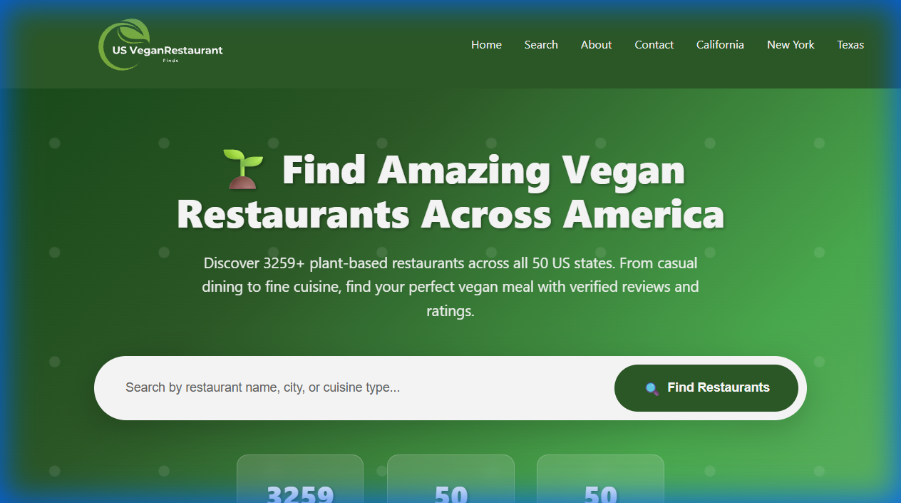 US Vegan Restaurant Finds